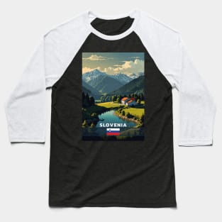 Slovenia Travel Baseball T-Shirt